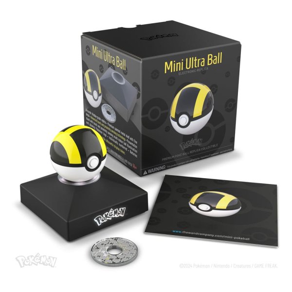 Pokemon Diecast Replik Mini Ultra Ball / Ultraball mit Lichteffekt