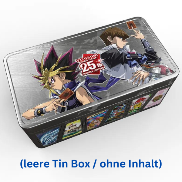 LEERE Yu-Gi-Oh! Mega Tin Box 2024: 25th Anniversary Tin: Dueling Mirrors (ohne Inhalt)