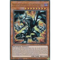 Rotäugiger schwarzer Vollmetalldrache ROTA-DE005