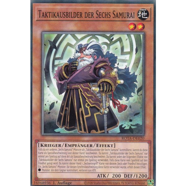 Taktikausbilder der Sechs Samurai ROTA-DE020
