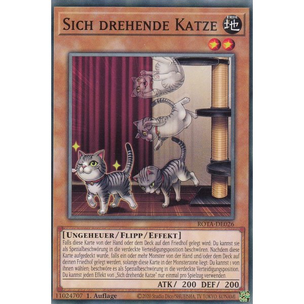 Sich drehende Katze ROTA-DE026
