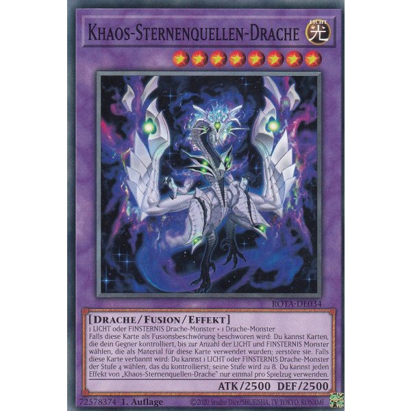 Khaos-Sternenquellen-Drache ROTA-DE034