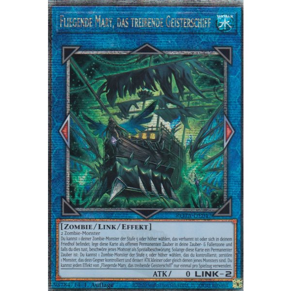 Fliegende Mary, das treibende Geisterschiff ROTA-DE047 (Quarter Century Secret Rare)