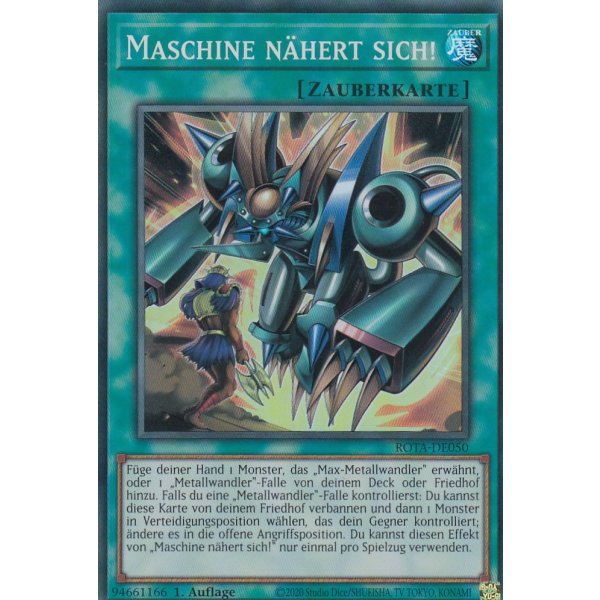 Maschine n&auml;hert sich! ROTA-DE050