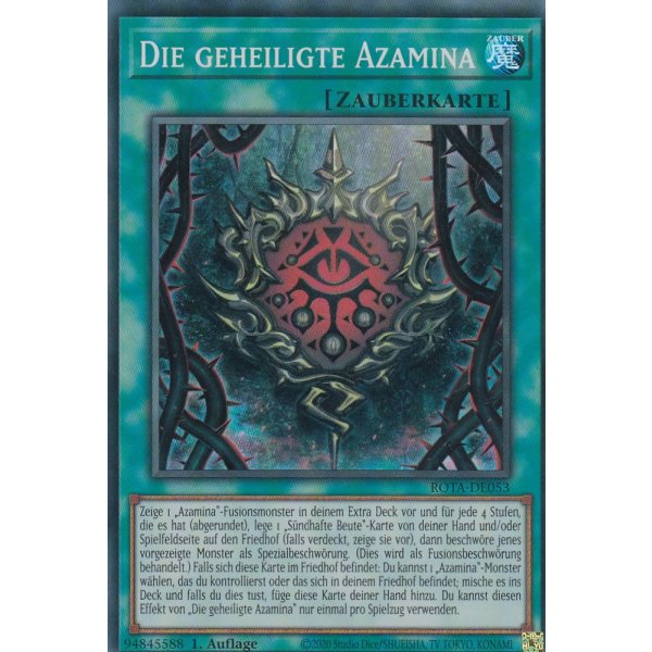 Die geheiligte Azamina ROTA-DE053