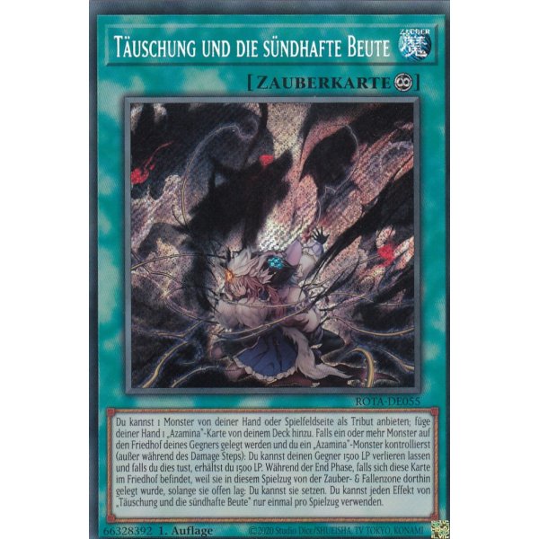 T&auml;uschung und die s&uuml;ndhafte Beute ROTA-DE055 (Secret Rare)
