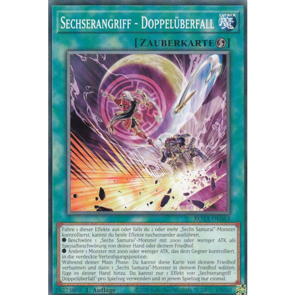 Sechserangriff - Doppel&uuml;berfall ROTA-DE063