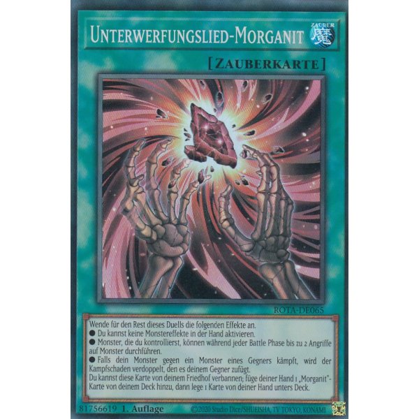 Unterwerfungslied-Morganit ROTA-DE065