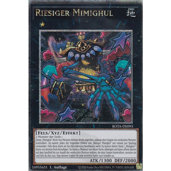 Riesiger Mimighul ROTA-DE093 (Quarter Century Secret Rare)