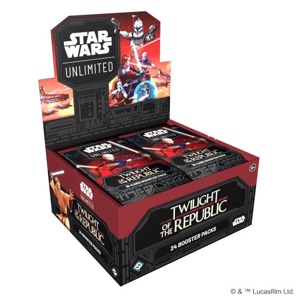 Star Wars: Unlimited - Twilight of the Republic Booster Display (englisch)