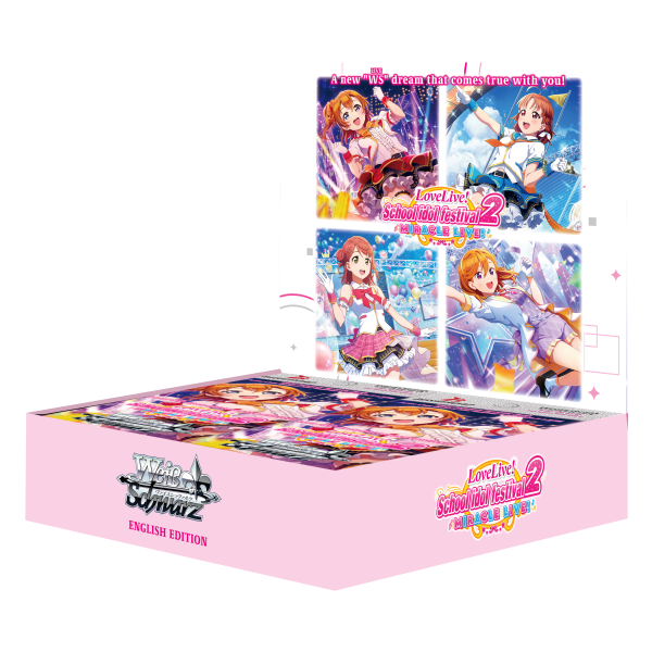 Weiss Schwarz - Love Live School idol festival 2 MIRACLE LIVE! Booster Display (englisch)