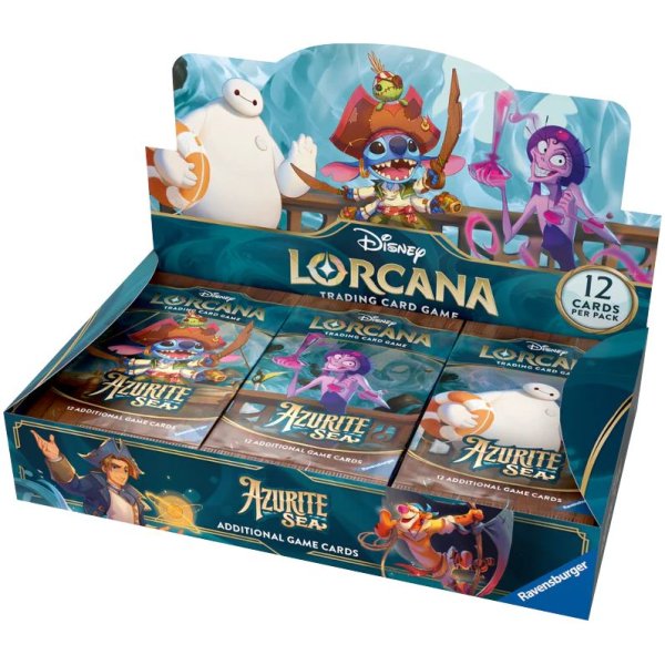 Disney Lorcana: Azurite Sea - Display mit 24 Booster Packs (englisch)