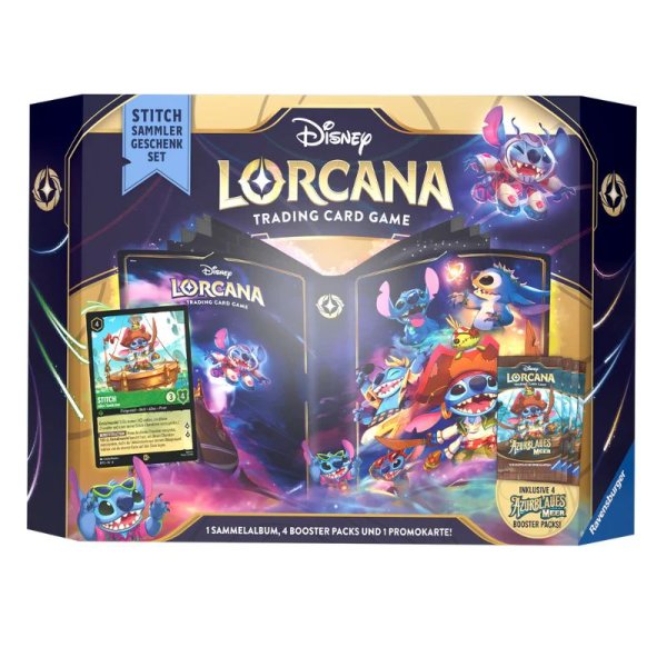 Disney Lorcana: Azurblaues Meer - Stitch Sammler Geschenkset (deutsch)