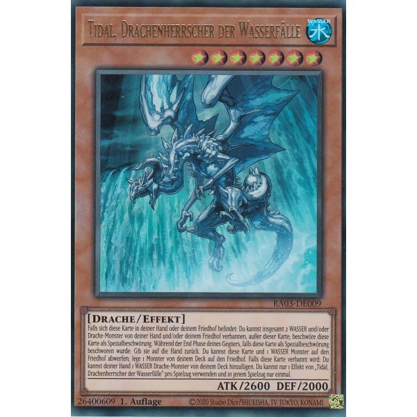 Tidal, Drachenherrscher der Wasserf&auml;lle RA03-DE009 (Ultra Rare)