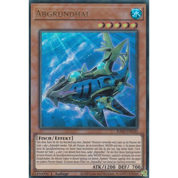Abgrundhai RA03-DE030 (Ultra Rare)