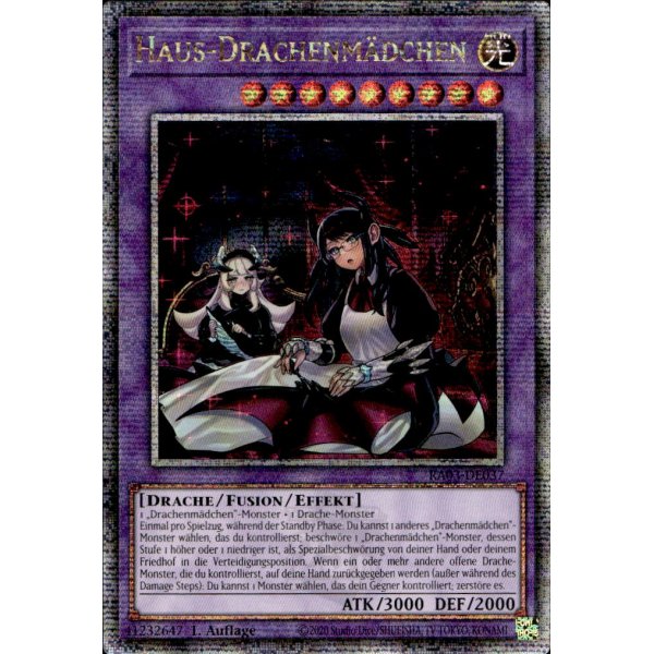 Haus-Drachenm&auml;dchen (alternate Art) RA03-DE037 (Quarter Century Secret Rare)