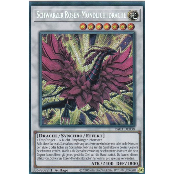 Yu-Gi-Oh! Karte Macro Cosmos Platinum Secret Rare – RA03-EN164, 1. Auflage