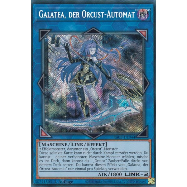 Galatea, der Orcust-Automat RA03-DE044 (Prismatic Ultimate Rare)