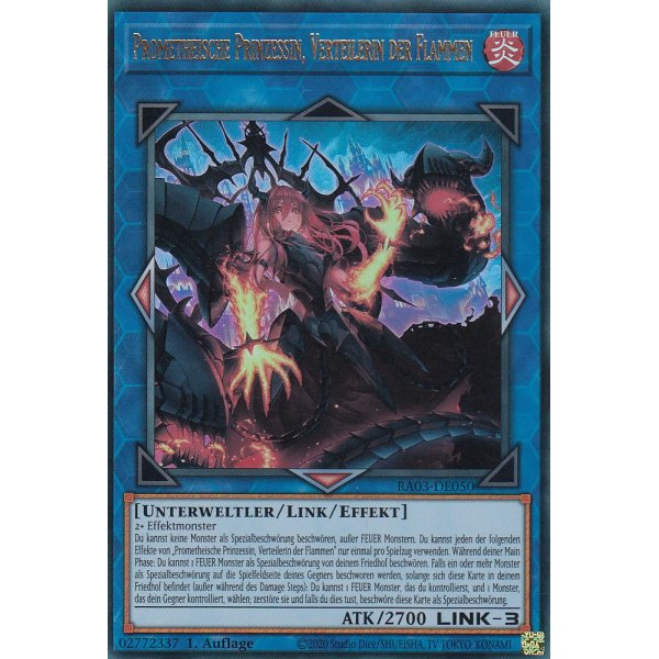 Prometheische Prinzessin, Verteilerin der Flammen RA03-DE050 (Ultra Rare)