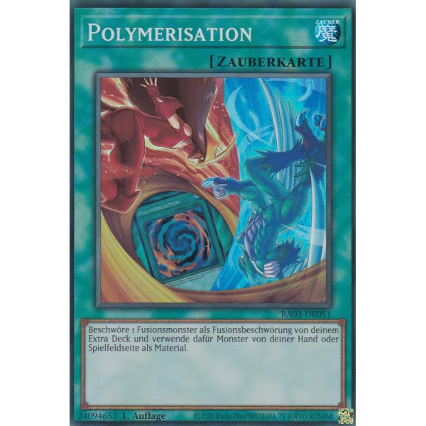Polymerisation (alternate Art) RA03-DE051 (Ultra Rare)