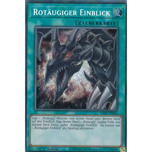 Rot&auml;ugiger Einblick RA03-DE061 (Secret Rare)