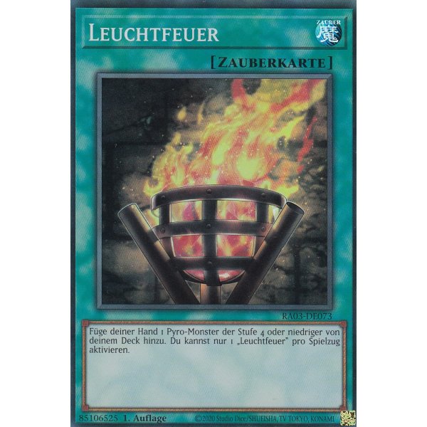 Leuchtfeuer RA03-DE073 (Platinum Secret Rare)