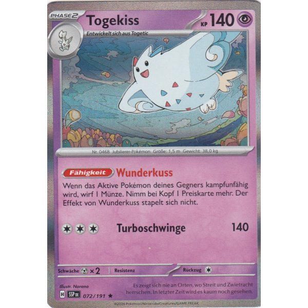 Togekiss 072/191 Holo