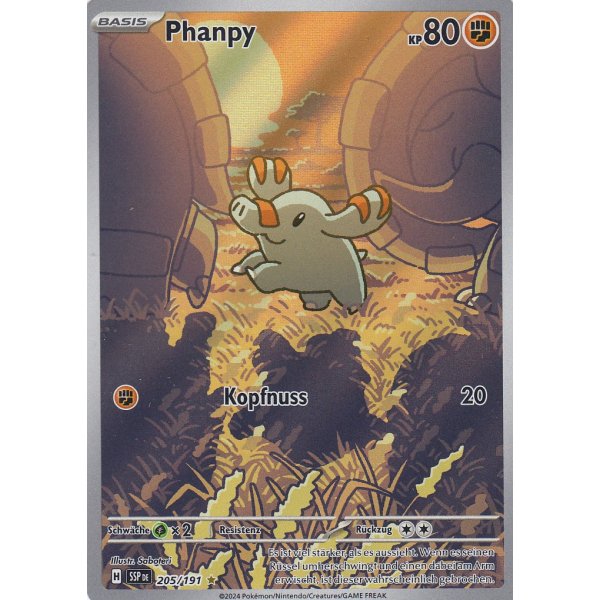 Phanpy 205/191 Illustration Rare