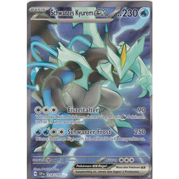 Schwarzes Kyurem-ex 218/191