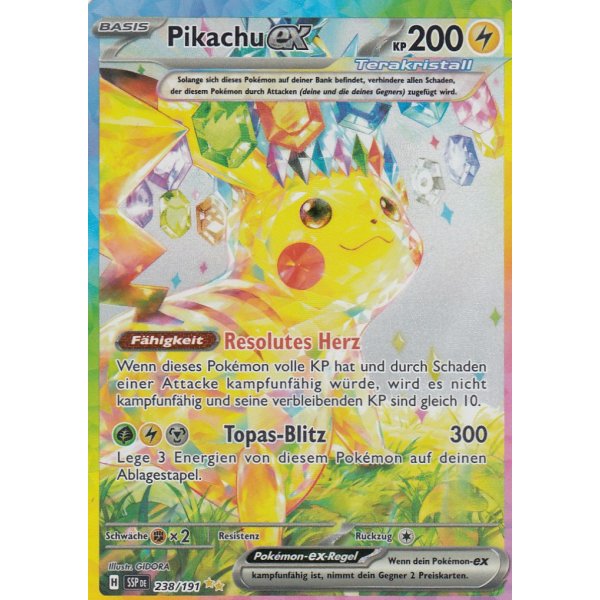 Pikachu-ex 238/191 Special Illustration Rare