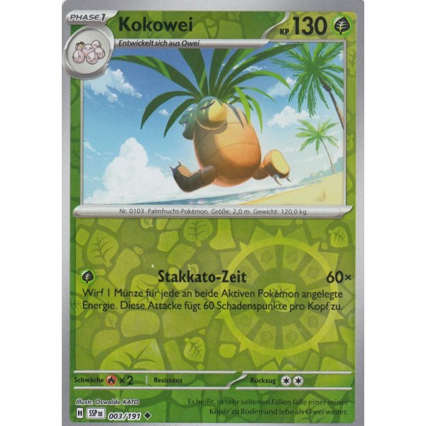 Kokowei 003/191 REVERSE HOLO