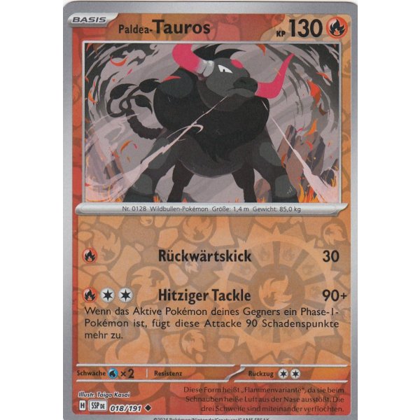 Paldea-Tauros 018/191 REVERSE HOLO