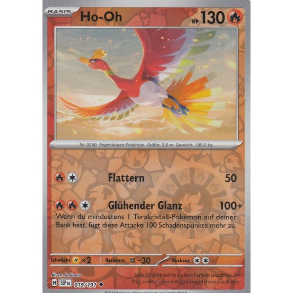 Ho-Oh 019/191 REVERSE HOLO