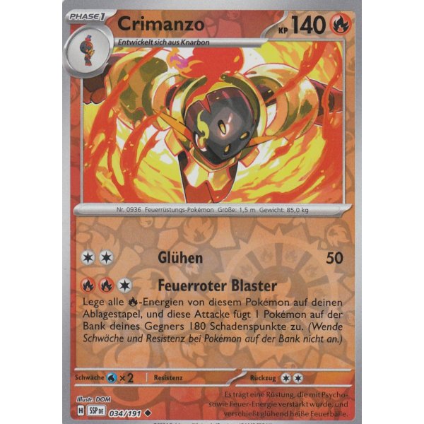 Crimanzo 034/191 REVERSE HOLO