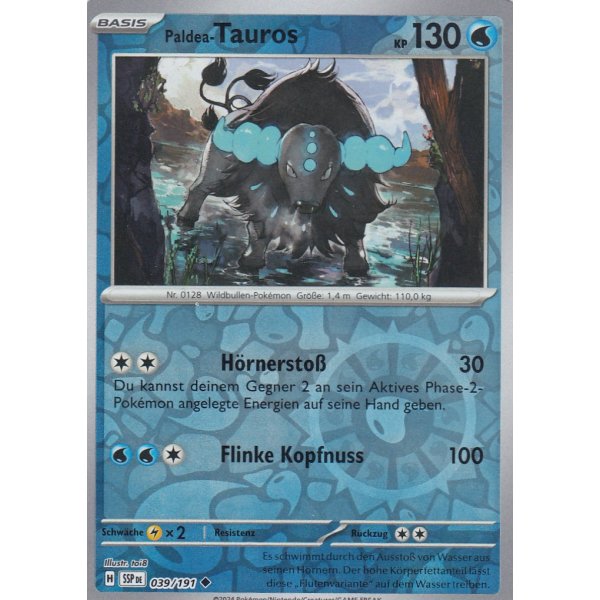 Paldea-Tauros 039/191 REVERSE HOLO