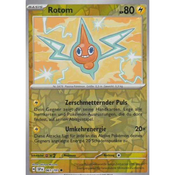 Rotom 061/191 REVERSE HOLO