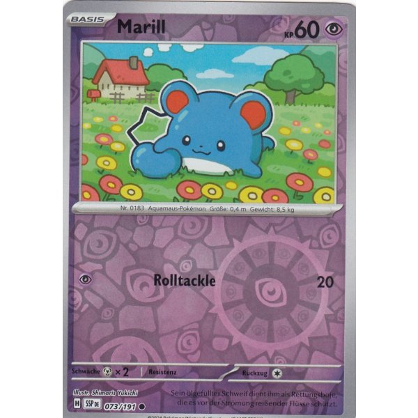 Marill 073/191 REVERSE HOLO