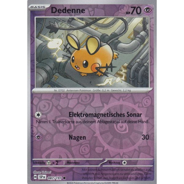 Dedenne 087/191 REVERSE HOLO