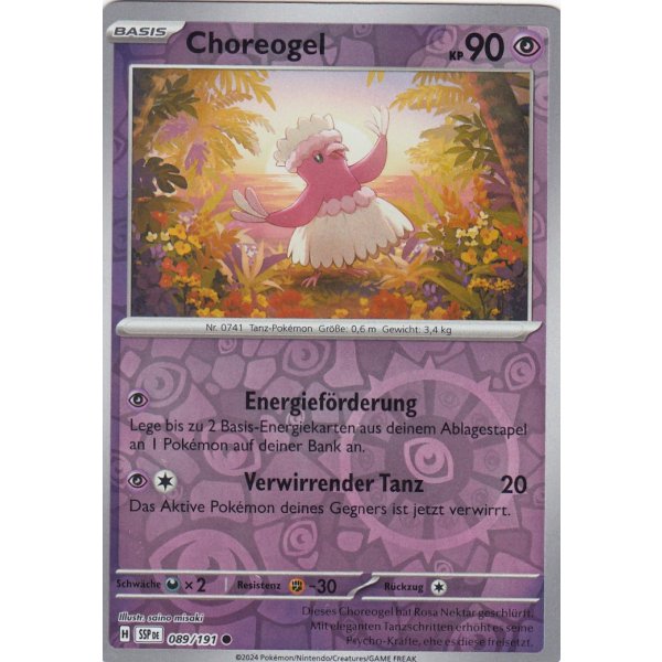 Choreogel 089/191 REVERSE HOLO