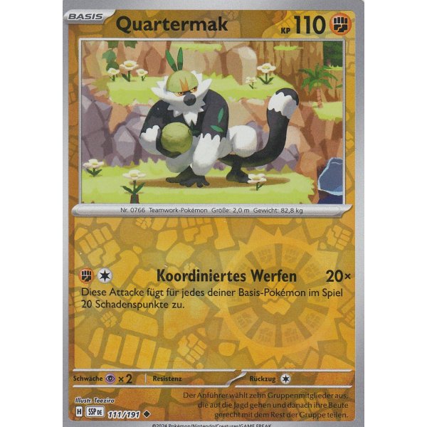Quartermak 111/191 REVERSE HOLO