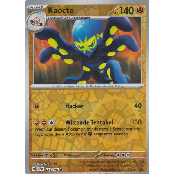 Kaocto 113/191 REVERSE HOLO