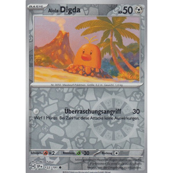 Alola-Digda 122/191 REVERSE HOLO
