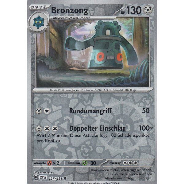 Bronzong 127/191 REVERSE HOLO