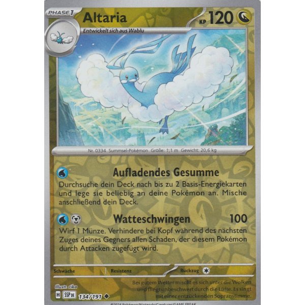 Altaria 134/191 REVERSE HOLO