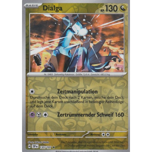 Dialga 135/191 Holo REVERSE HOLO