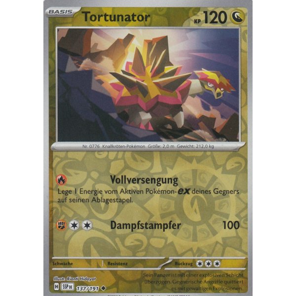 Tortunator 137/191 REVERSE HOLO