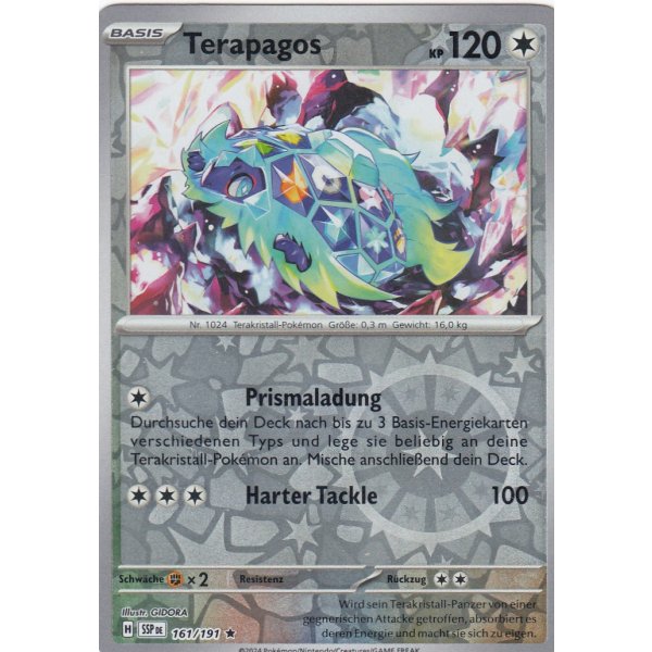 Terapagos 161/191 Holo REVERSE HOLO