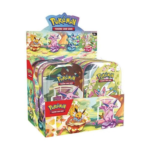 Scarlet &amp; Violet Prismatic Evolutions Mini Tin Display sealed (englisch)