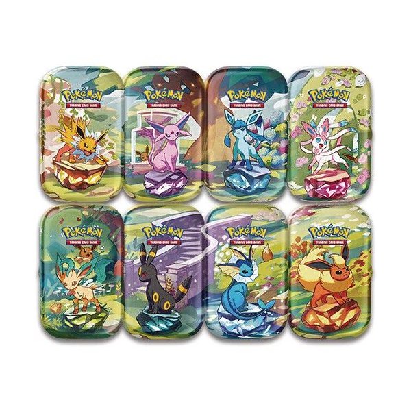 Scarlet &amp; Violet Prismatic Evolutions Mini Tin Display sealed (englisch)