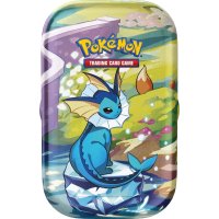 Scarlet & Violet Prismatic Evolutions Vaporeon Mini Tin (englisch)